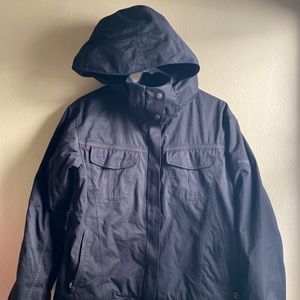 Columbia titanium black ski jacket women’s size M